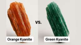 Orange Kyanite vs. Green Kyanite