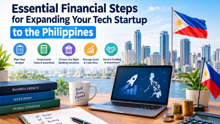 Essential Financial Steps for Expanding Your Tech Startup to the Philippines